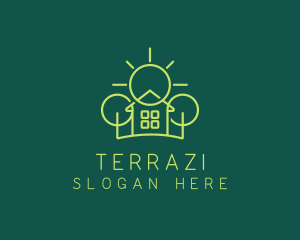 Green Residential Housing logo design