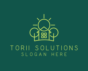 Green Residential Housing logo design