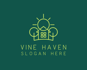 Green Residential Housing logo design