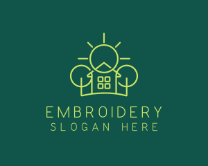 Green Residential Housing logo design