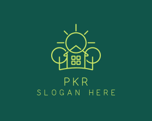 Green Residential Housing logo design