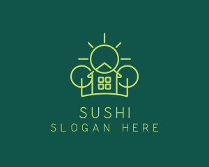 Green Residential Housing logo design