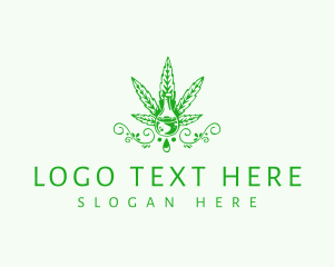 Biochemistry - Natural Marijuana Extract logo design