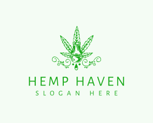 Natural Marijuana Extract logo design