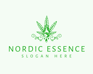 Natural Marijuana Extract logo design