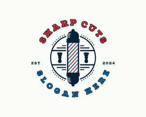 Barber - Barber Shaving Grooming logo design