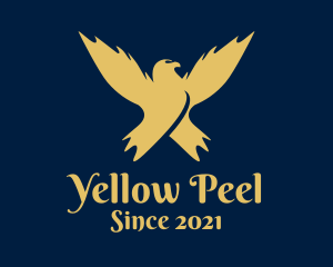 Yellow Bird Wings logo design