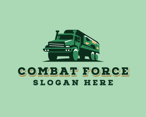 Military - Military Truck Vehicle logo design