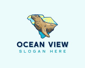 South Carolina Sea Lion logo design