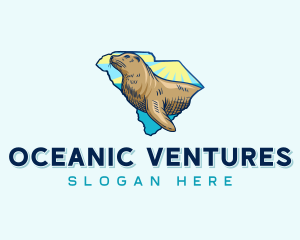 South Carolina Sea Lion logo design