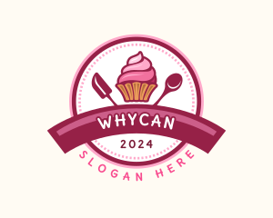 Cupcake Baking Dessert Logo