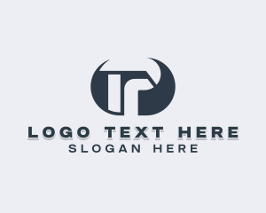 Technology - Company Agency Letter P logo design