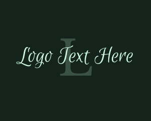 Blogger - Signature Luxury Business logo design