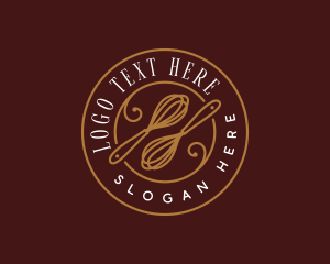 Baker - Whisk Dessert Bakeshop logo design