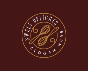 Whisk Dessert Bakeshop logo design