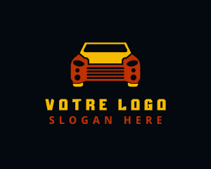 Sedan Car Race Logo