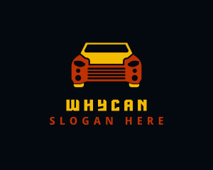 Racecar - Sedan Car Race logo design
