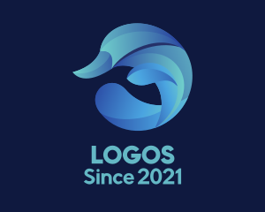 Nature Reserve - Gradient Platypus Animal logo design