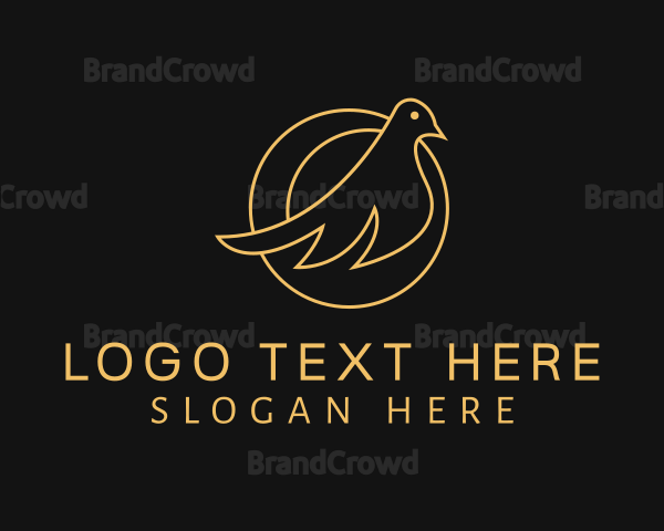Bird Luxury Badge Logo