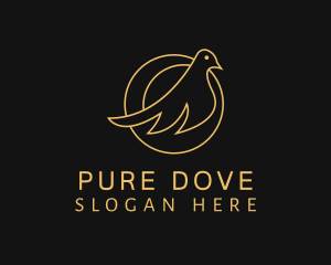 Bird Luxury Badge logo design