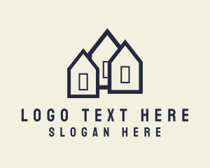 Blue - Residential Home Village logo design
