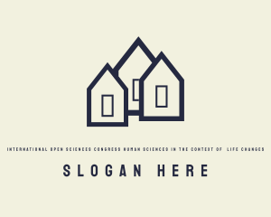 Roof - Residential Home Village logo design