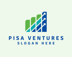 Business Graph Investment logo design