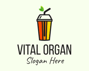 Organic Juice Drink logo design