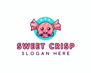 Cute Candy Sweet logo design