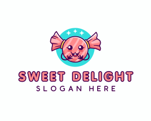 Cute Candy Sweet logo design