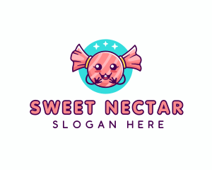 Cute Candy Sweet logo design