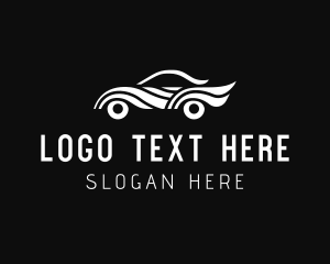 Sportscar - Modern Car Wave logo design