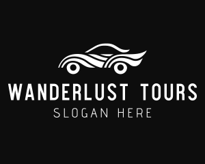 Touring - Modern Car Wave logo design