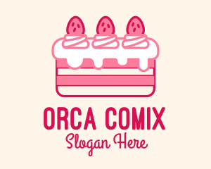 Strawberry Cheesecake Cake  Logo