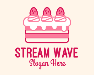 Strawberry Cheesecake Cake  Logo