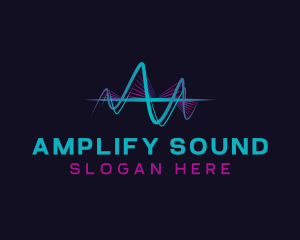 Sound Wave Equalizer logo design