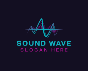 Sound Wave Equalizer logo design