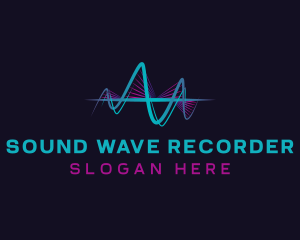 Sound Wave Equalizer logo design