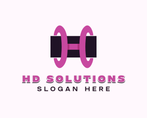 Firm Brand Letter H logo design