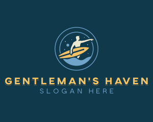 Men - Men Surfing Beachwear logo design