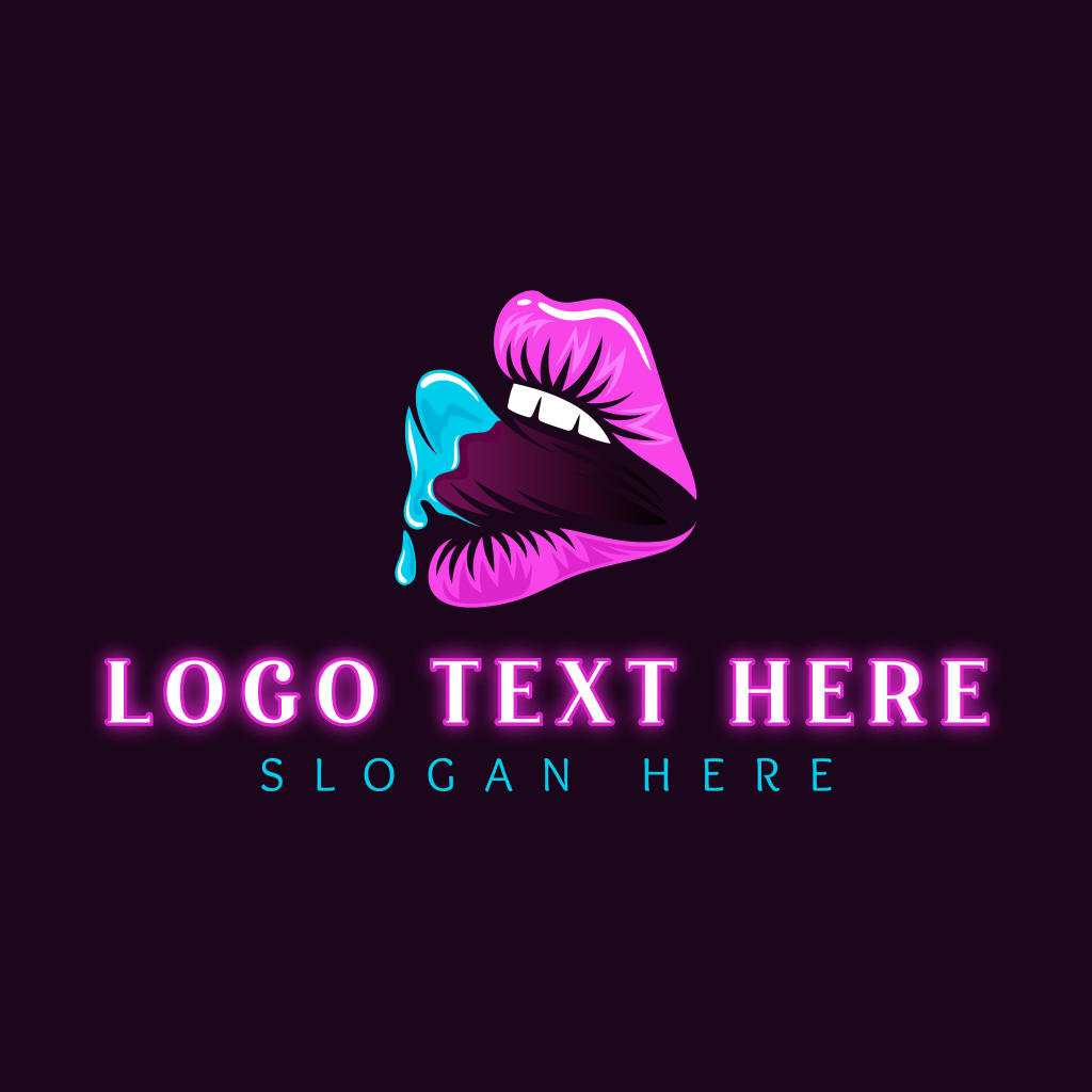 Sexy Tongue Lips Logo | BrandCrowd Logo Maker