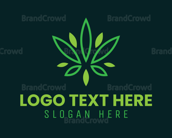 Cannabis Plant Oil Logo