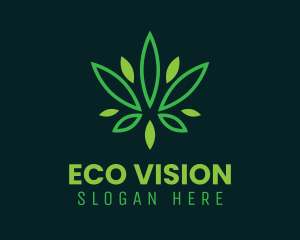 Cannabis Plant Oil logo design