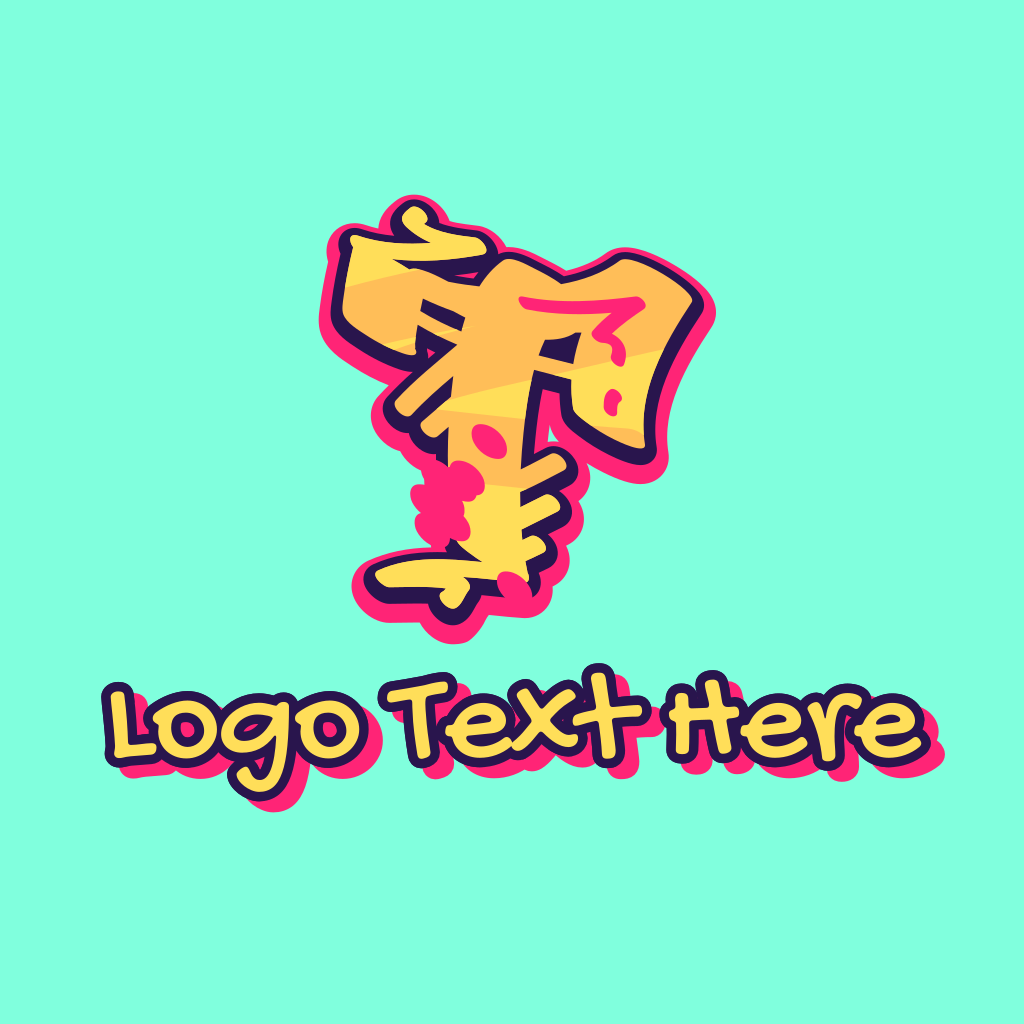 Graffiti Art Letter T Logo | BrandCrowd Logo Maker