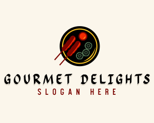 Kebab Skewers Restaurant logo design