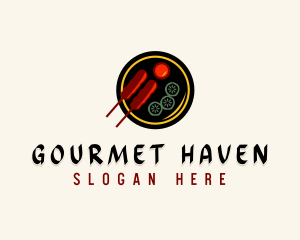 Kebab Skewers Restaurant logo design