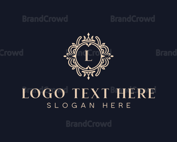 Luxury Hotel Floral Logo