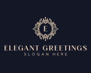 Luxury Hotel Floral logo design