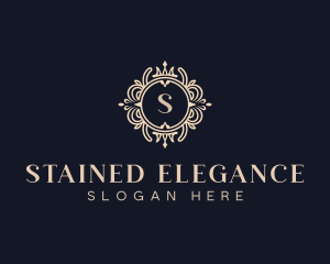 Luxury Hotel Floral logo design