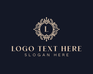 Spa - Luxury Hotel Floral logo design